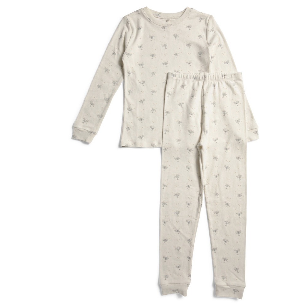 RYLEE + CRU 2pc Pajama Set 12-18m Hanukkah Softest Long Sleeve 100% Cotton - Picture 6 of 11